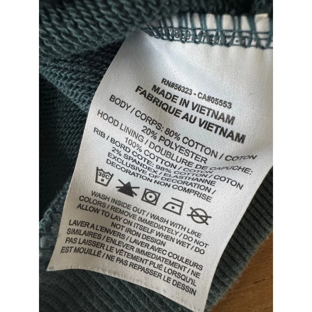 Nike Teal Floral Logo Cropped Hoodie Kid's XS - Picture 6 of 8